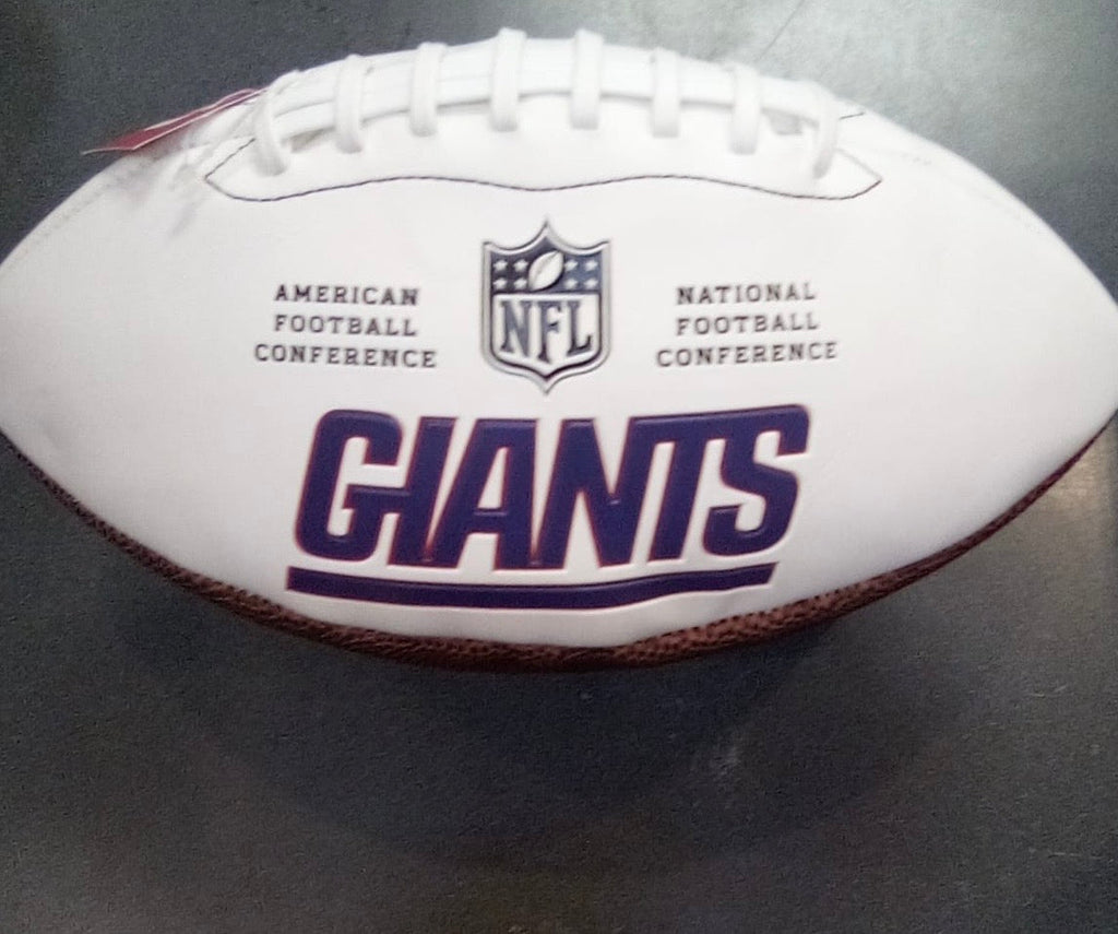 New York Giants Full Size logo Autograph Signature Football product image 3