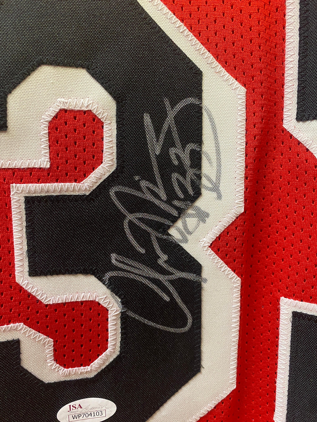 Alonzo Mourning Miami Heat autographed jersey JSA Witnessed product image 3