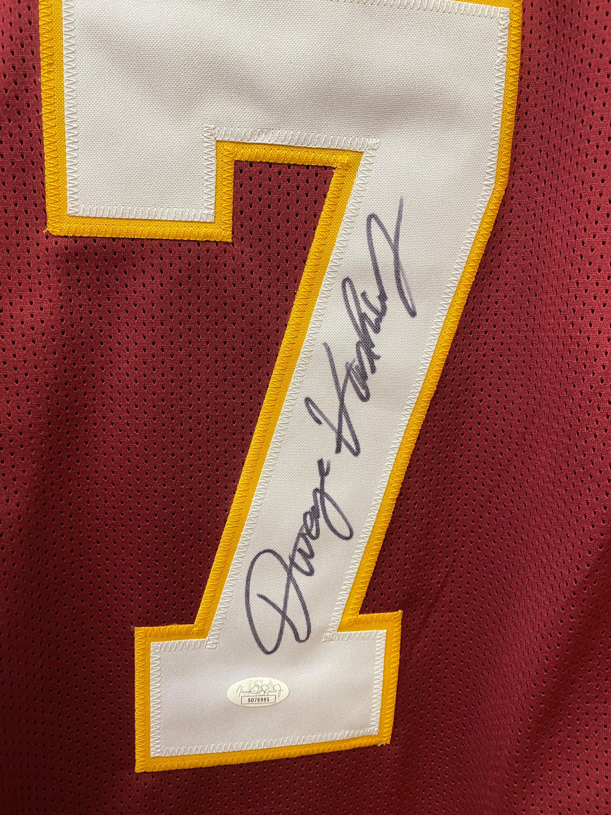 Dwayne Haskins Washington Redskins autographed jersey with product image 3