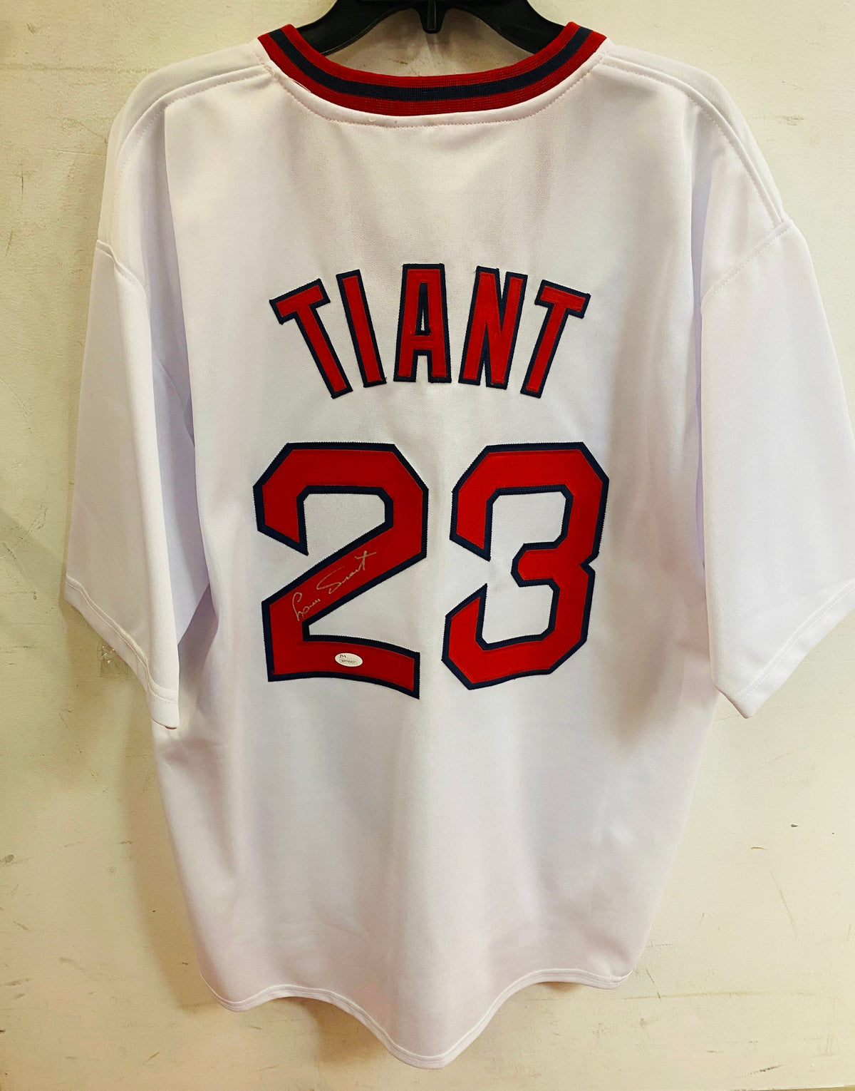 Luis Tiant autographed Boston Red Sox jersey JSA Witnessed product image 1