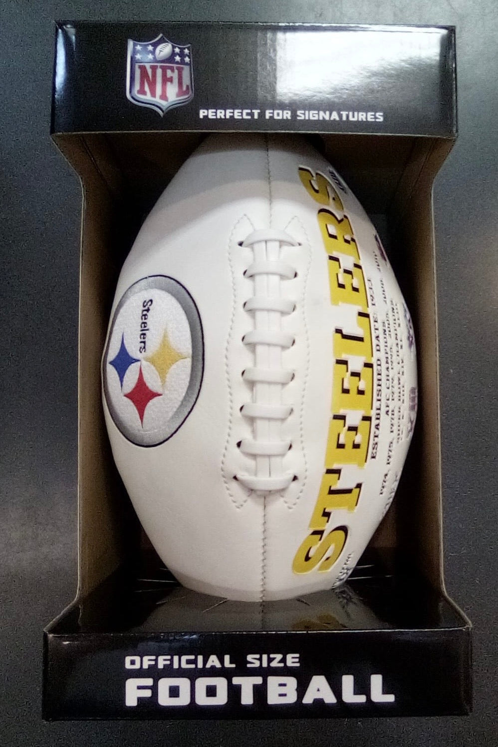 Pittsburgh Steelers Full Size logo Autograph Signature product image 1