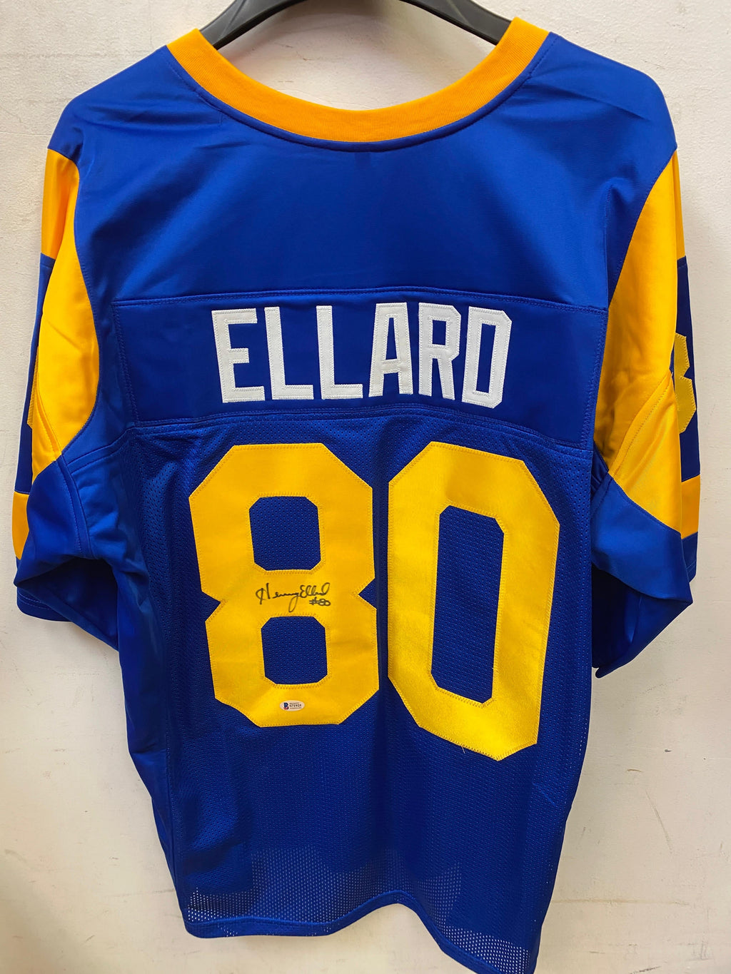Henry Ellard Los Angeles Rams autographed jersey Beckett COA product image 1