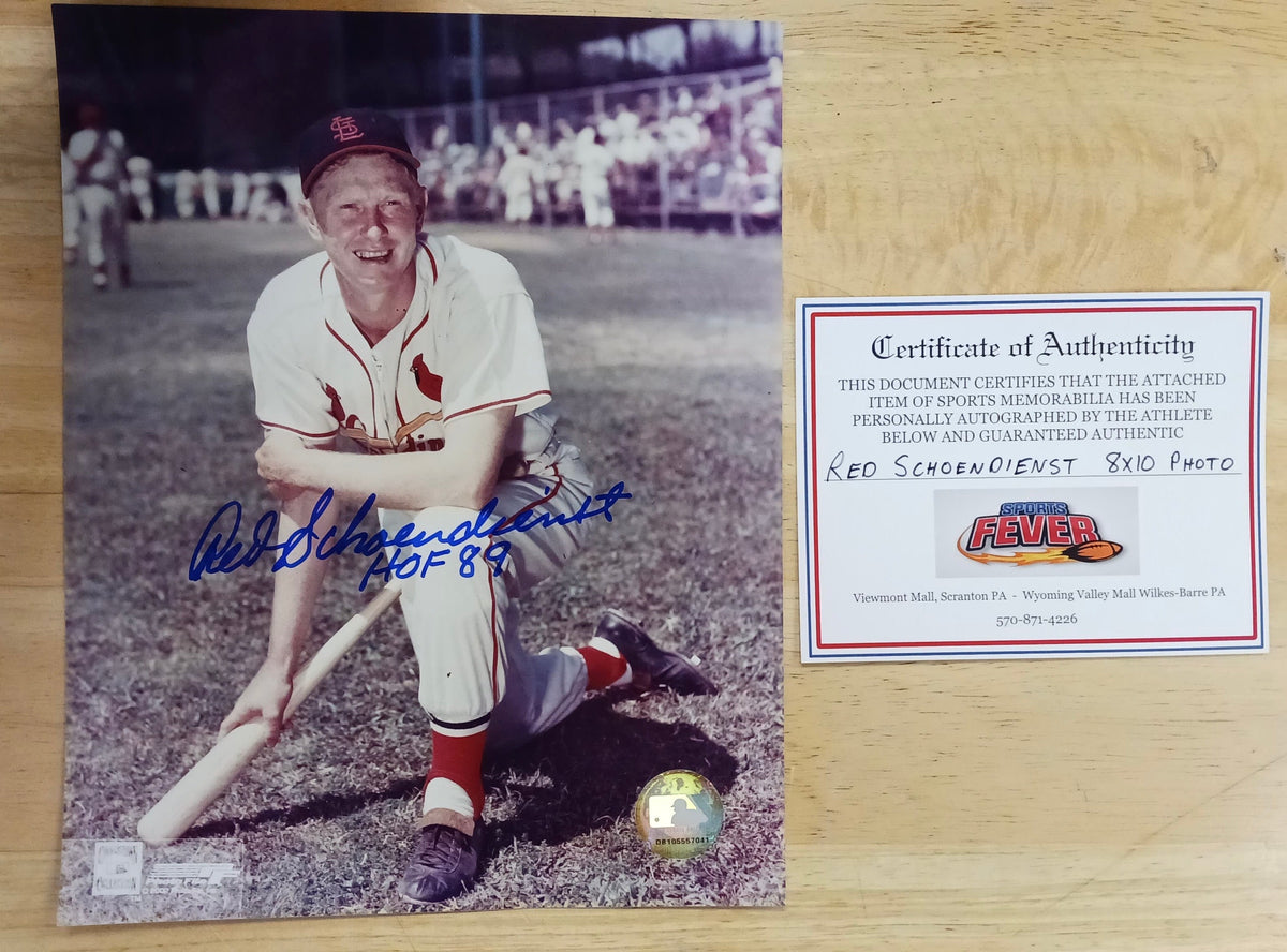 Red Schoendienst St. Louis Cardinals Autographed 8x10 photo product image 1