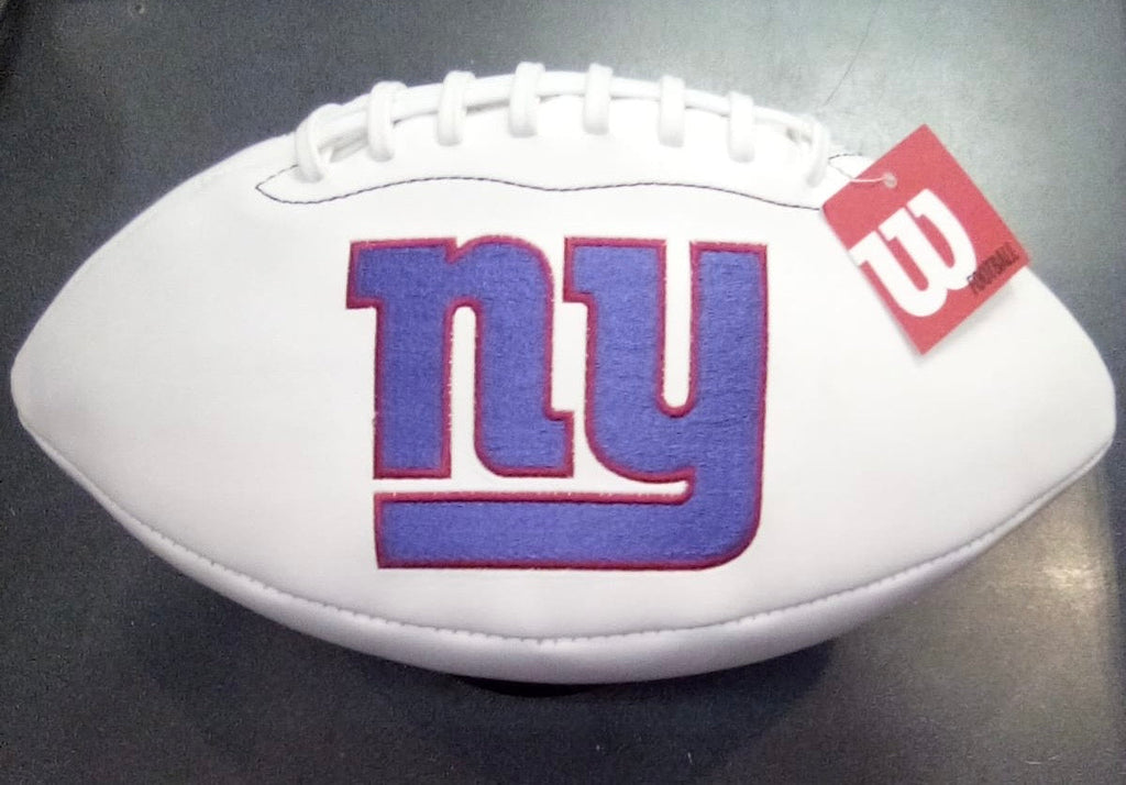 New York Giants Full Size logo Autograph Signature Football product image 2