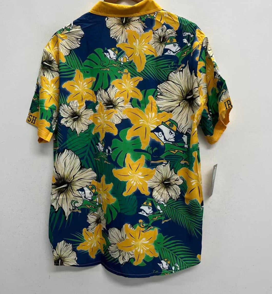 Notre Dame Figting Irish Official NCAA Floral Palm shirt product image 2