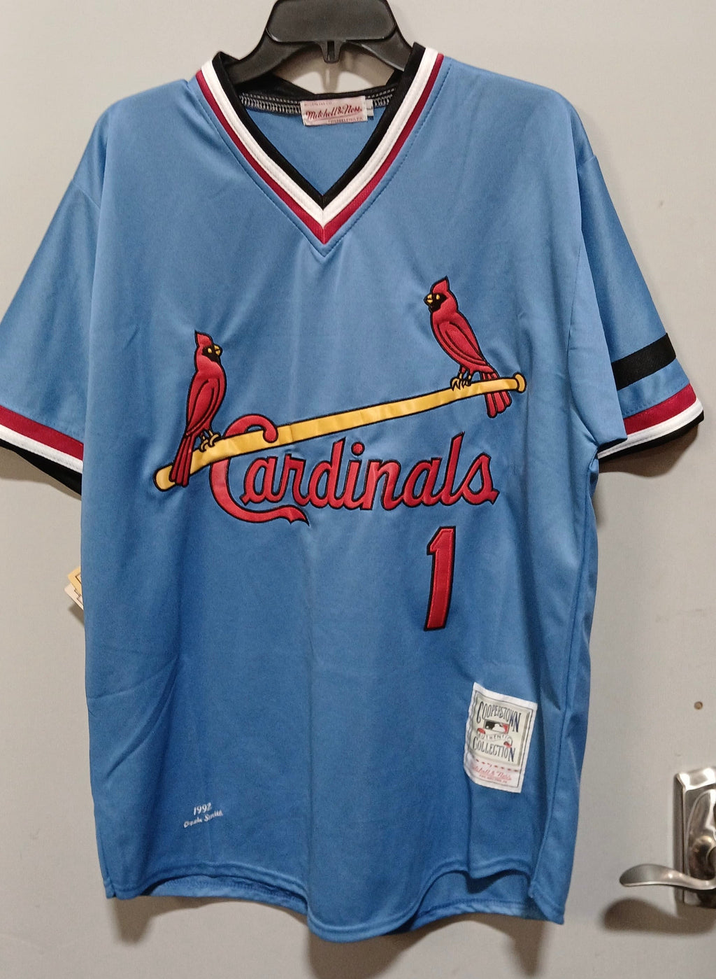 Ozzie Smith St. Louis Cardinals 1992 Mitchell & Ness Jersey product image 2