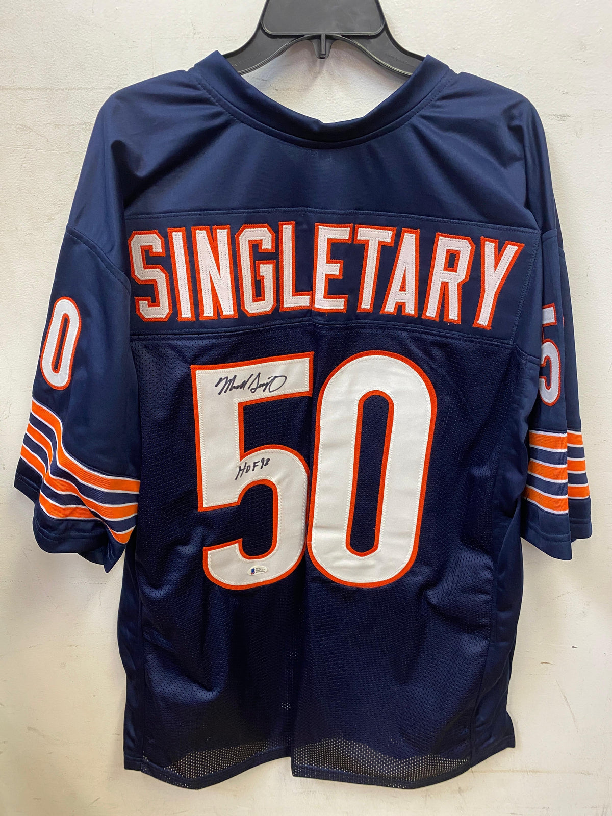 Mike Singletary autographed Chicago Bears jersey Beckett COA product image 1