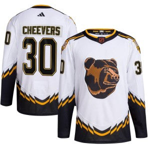 Gerry Cheevers Boston Bruins Official NHL Adidas Jersey product image 1