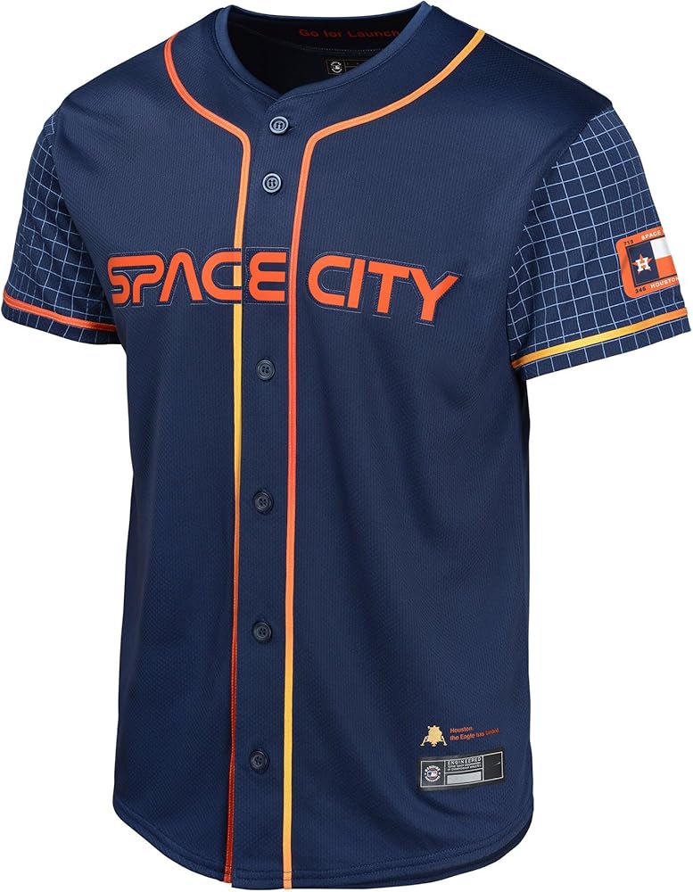 Any Name & Number Houston Astros Space City Official MLB product image 3