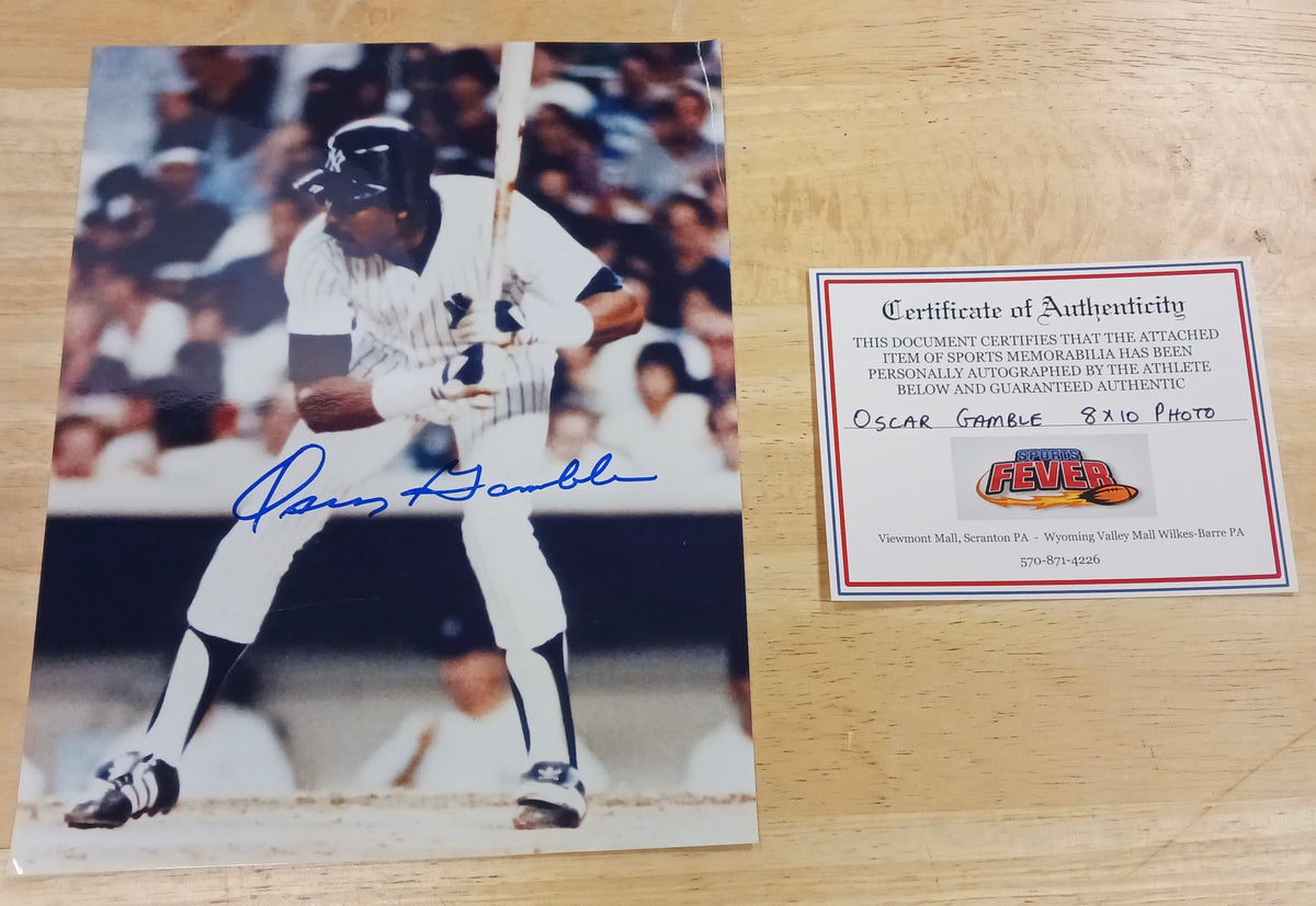 Oscar Gamble New York Yankees Autographed 8x10 photo with product image 1