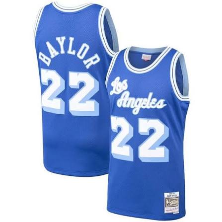 Elgin Baylor Los Angeles Lakers Official NBA Mitchell & product image 1