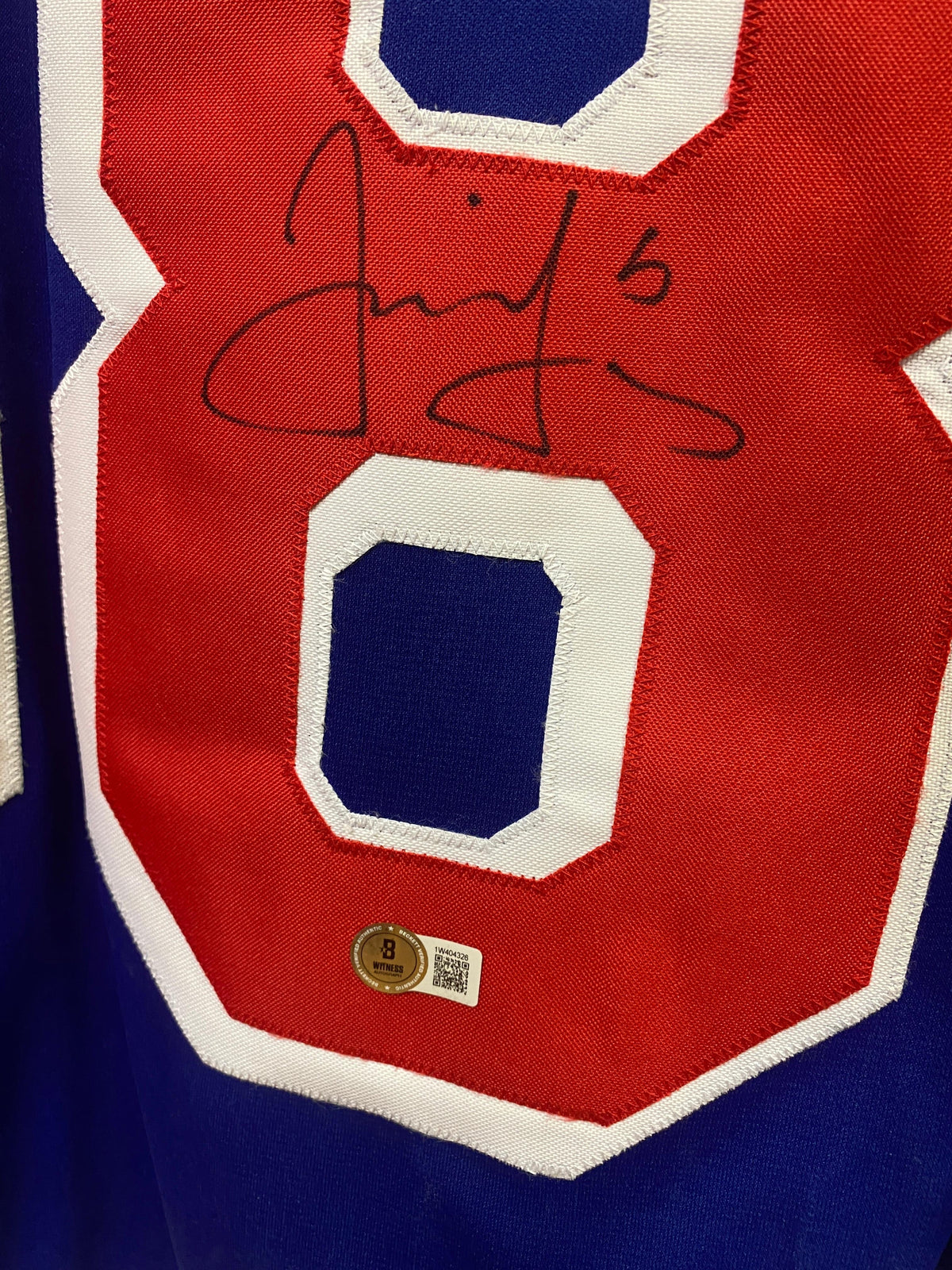 Jaromir Jagr autographed New York Rangers custom jersey product image 3