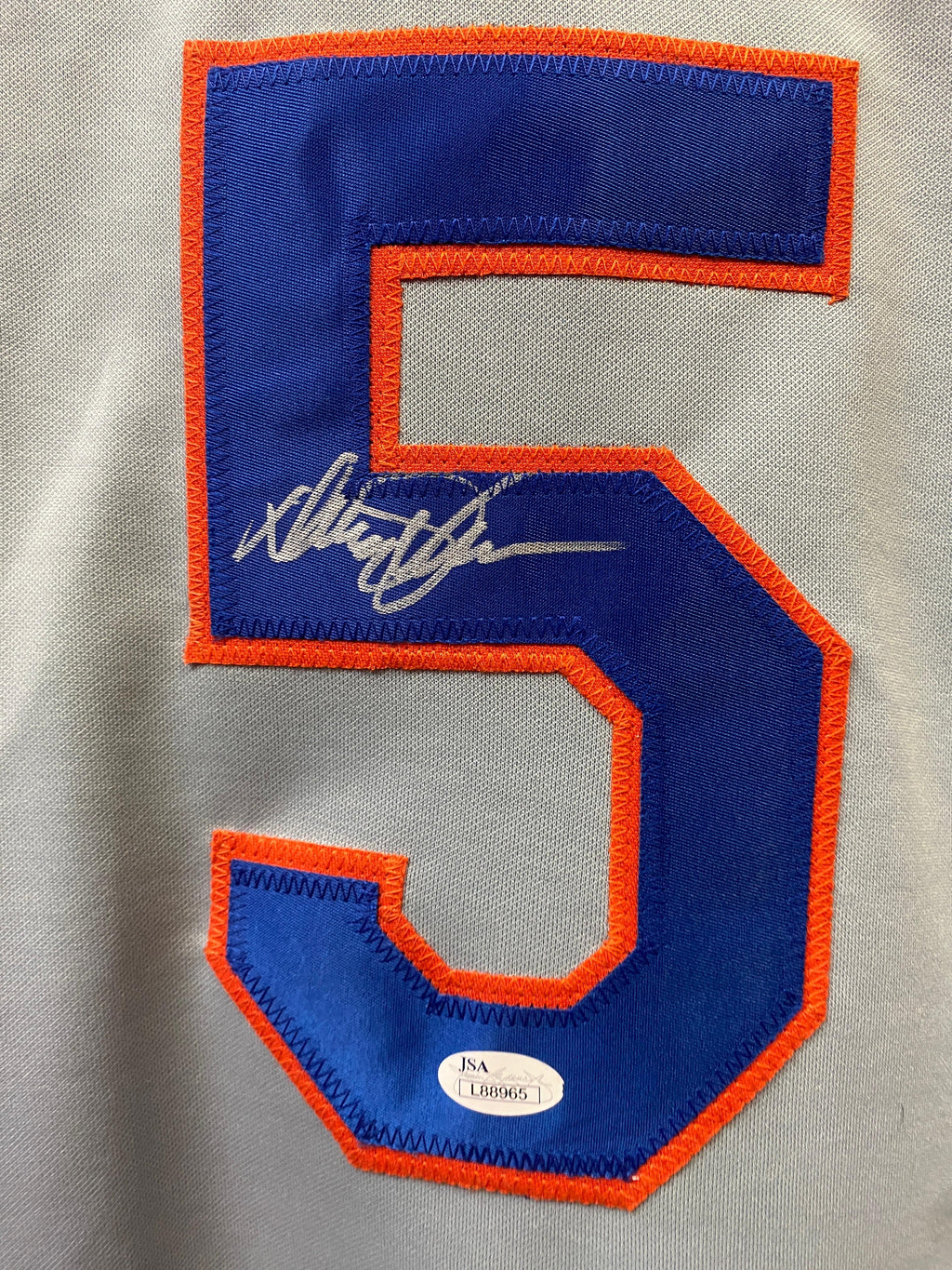 Davey Johnson autographed New York Mets jersey JSA COA product image 2