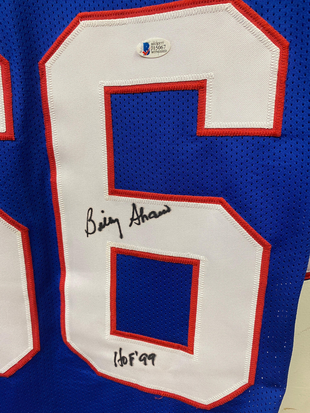 Billy Shaw autographed Buffalo Bills Custom jersey Beckett product image 2