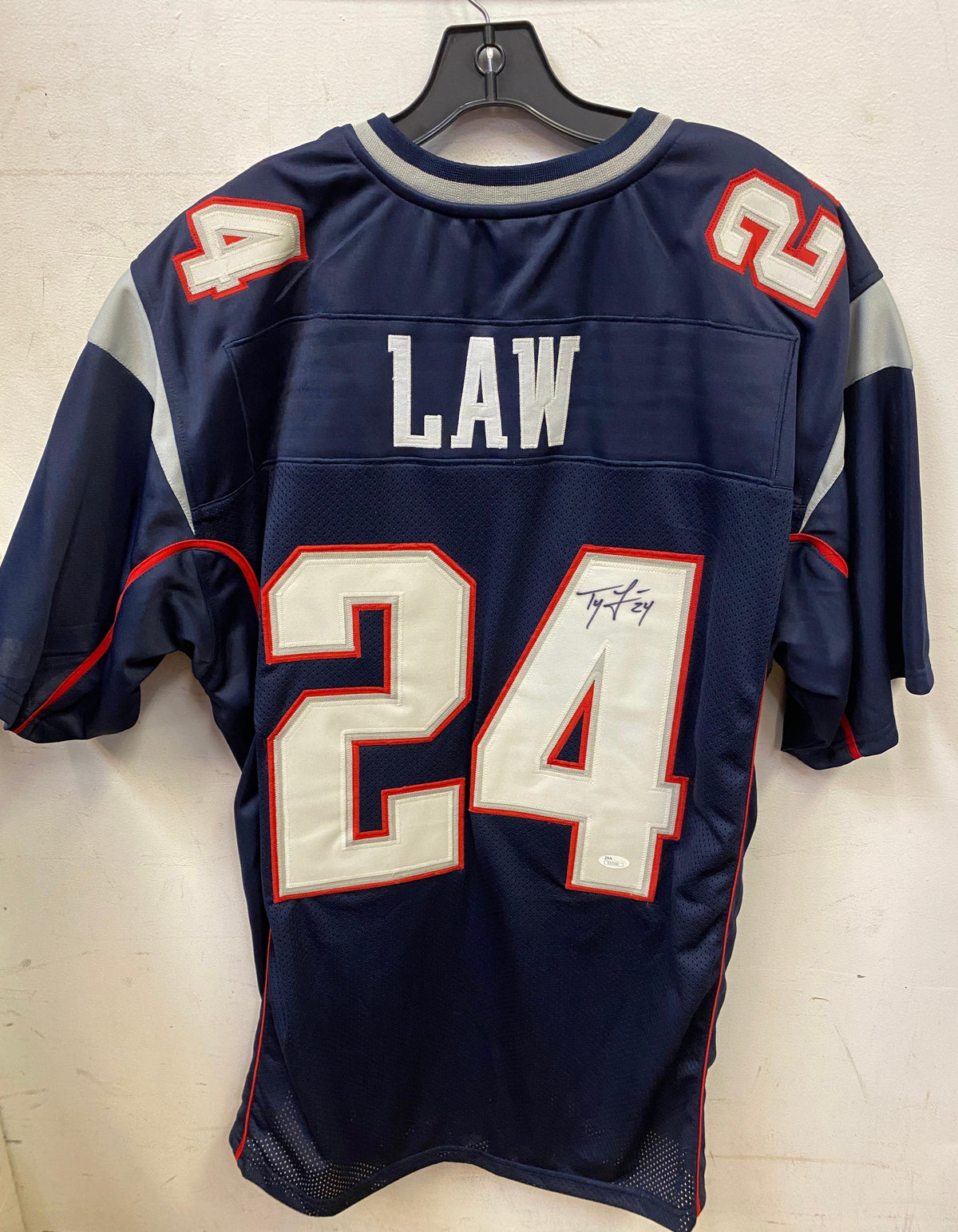 Ty Law New England Patriots autographed Jersey JSA COA product image 1
