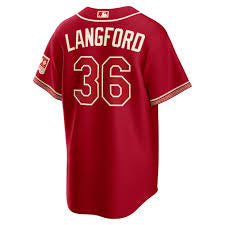 Wyatt Langford YOUTH KIDS Texas Rangers Official MLB Nike product image 2
