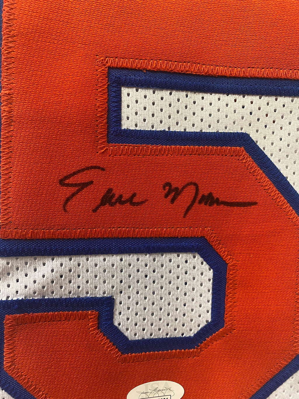 Earl Monroe New York Knicks autographed jersey JSA product image 3