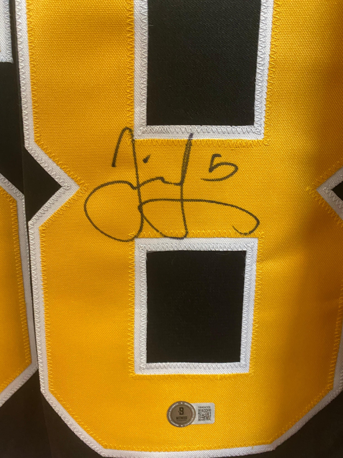 Jaromir Jagr autographed Pittsburgh Penguins custom jersey product image 3