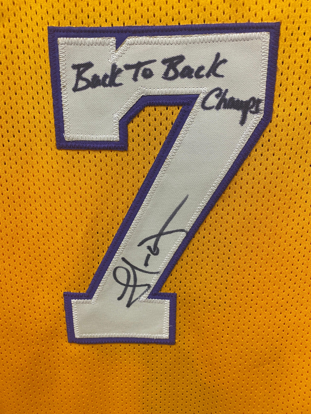 Lamar Odom Los Angeles Lakers autographed jersey COA product image 2