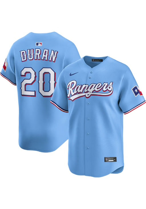 Ezequiel Duran YOUTH KIDS Texas Rangers Official MLB Nike product image 1