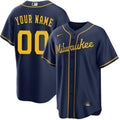 Any Name & Number Customized Milwaukee Brewers Official MLB product image 1