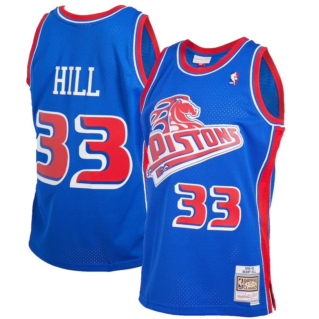 Grant Hill 1998-99 Detroit Pistons Official NBA Mitchell & product image 1