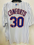 Michael Conforto autographed New York Mets Majestic jersey product image 1
