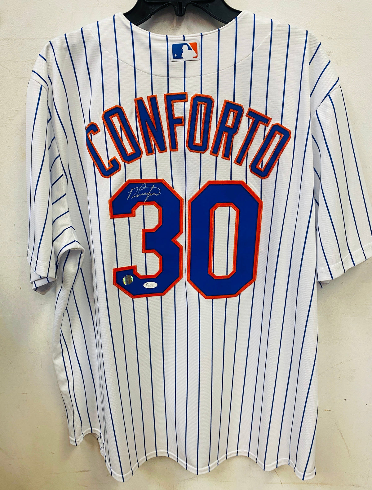 Michael Conforto autographed New York Mets Majestic jersey product image 1