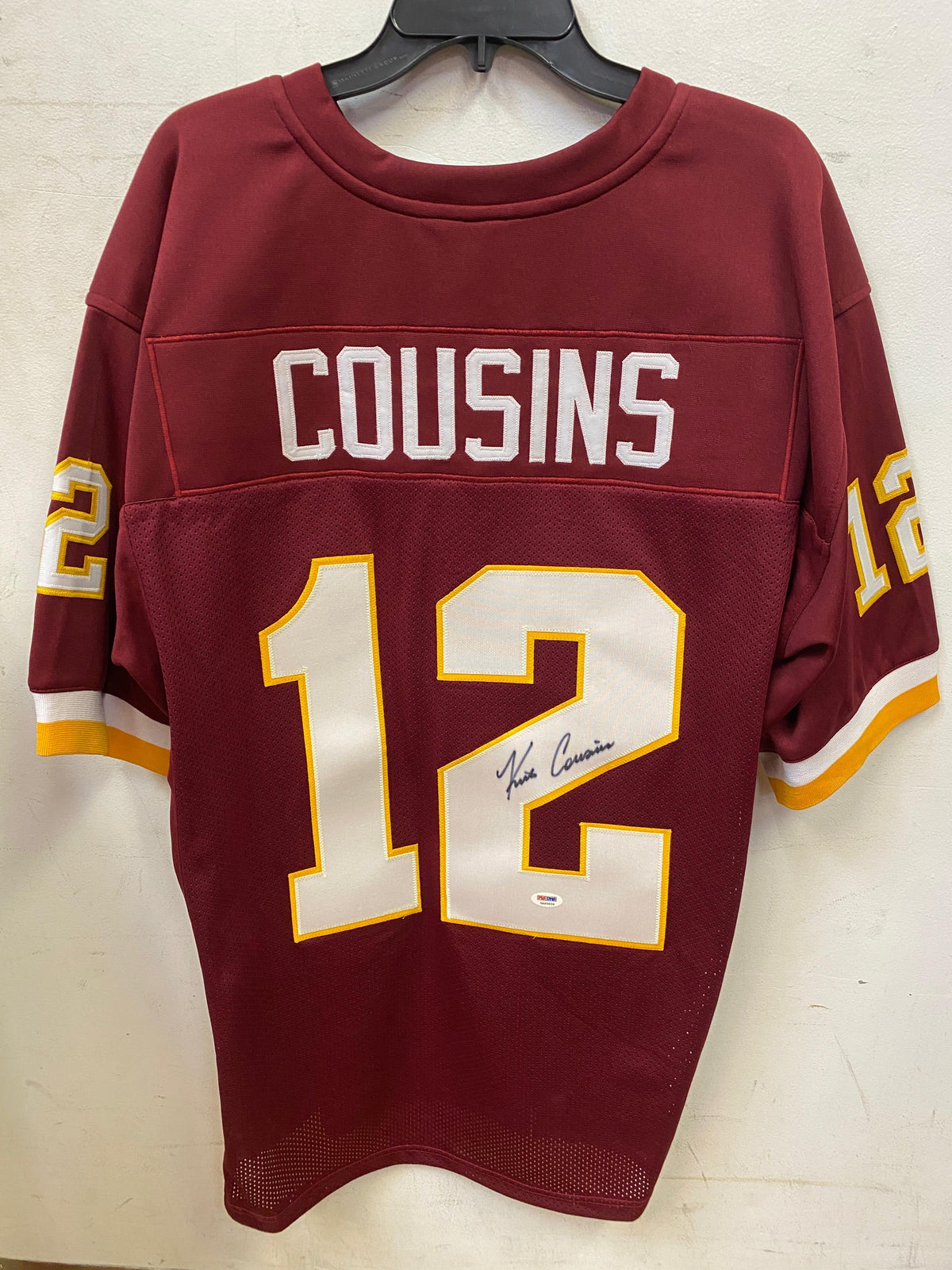 Kirk Cousins Washington Redskins autographed jersey with product image 1