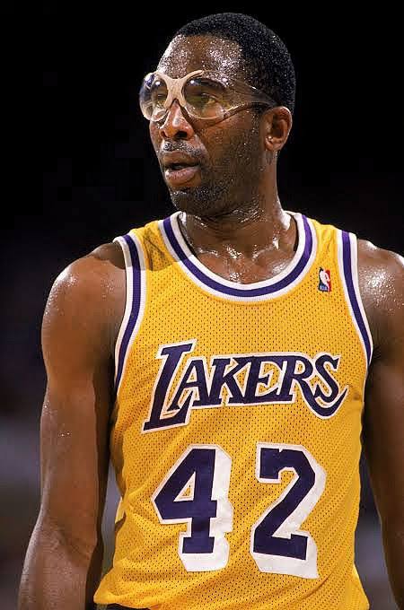 James Worthy Los Angeles Lakers Official NBA Mitchell & product image 2