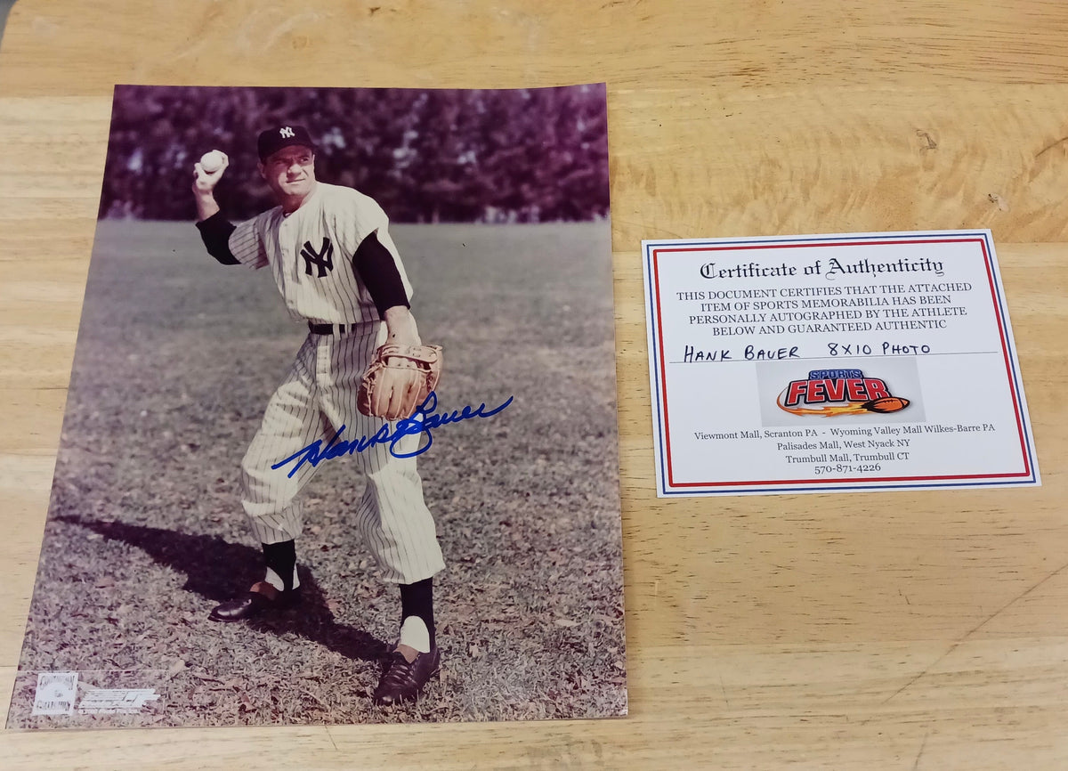 Hank Bauer New York Yankees Autographed 8x10 photo with COA product image 1