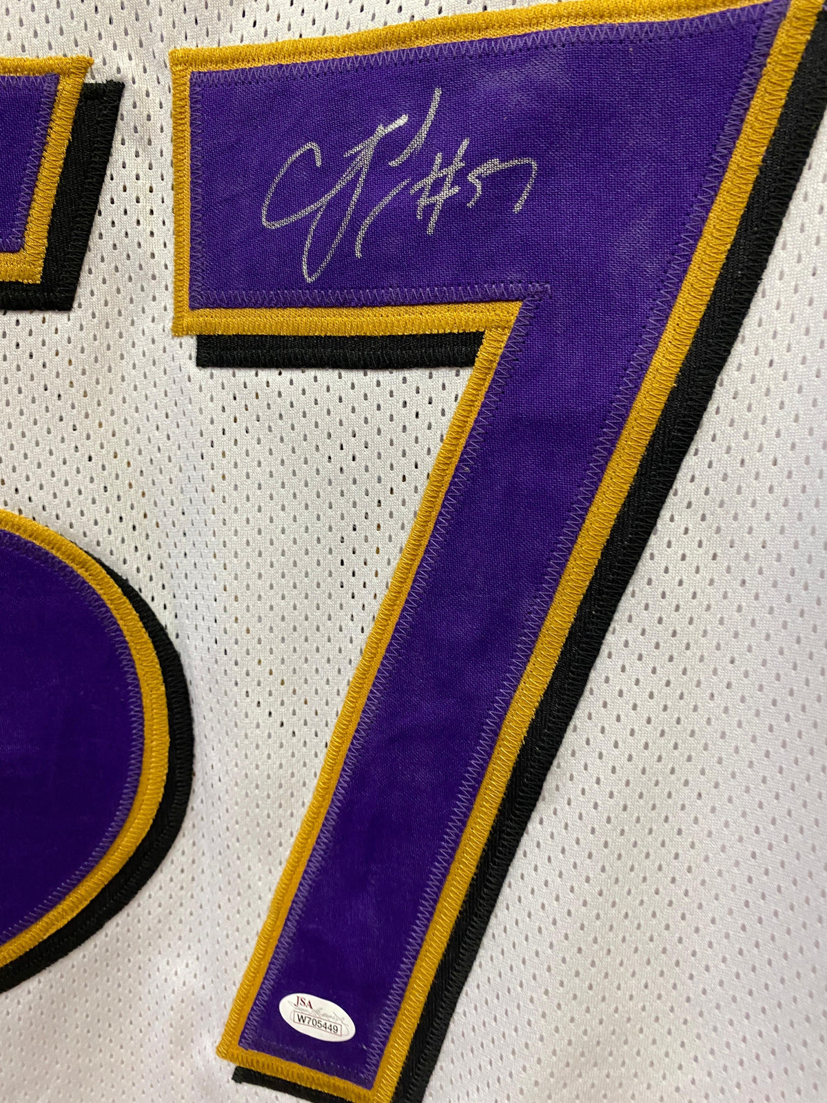 C.J. Mosely autographed Baltimore Ravens jersey JSA product image 2
