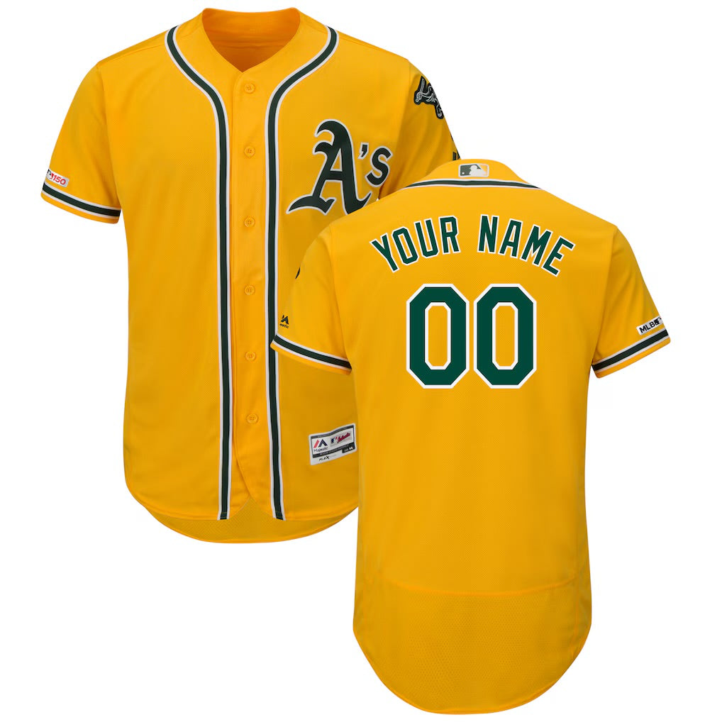 Any Name and Number customized YOUTH KIDS Oakland Athletics product image 1