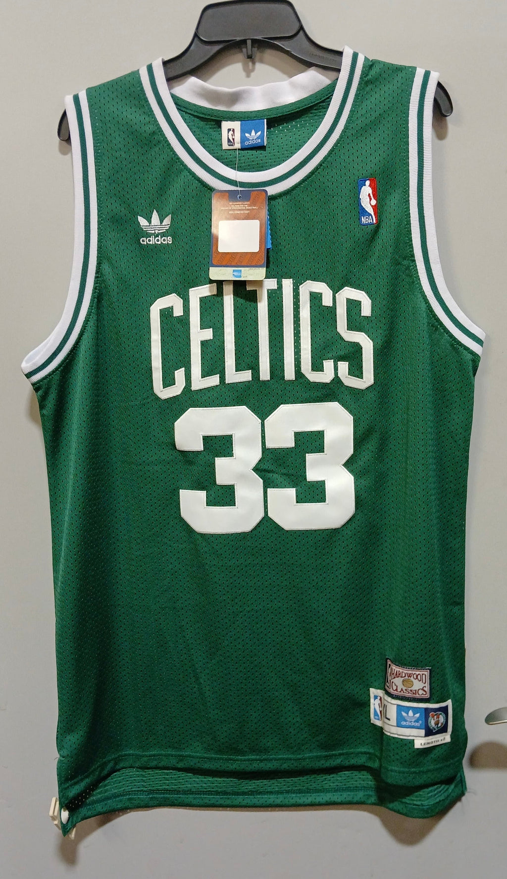 Larry Bird Boston Celtics 1985-86 Official NBA Adidas product image 2
