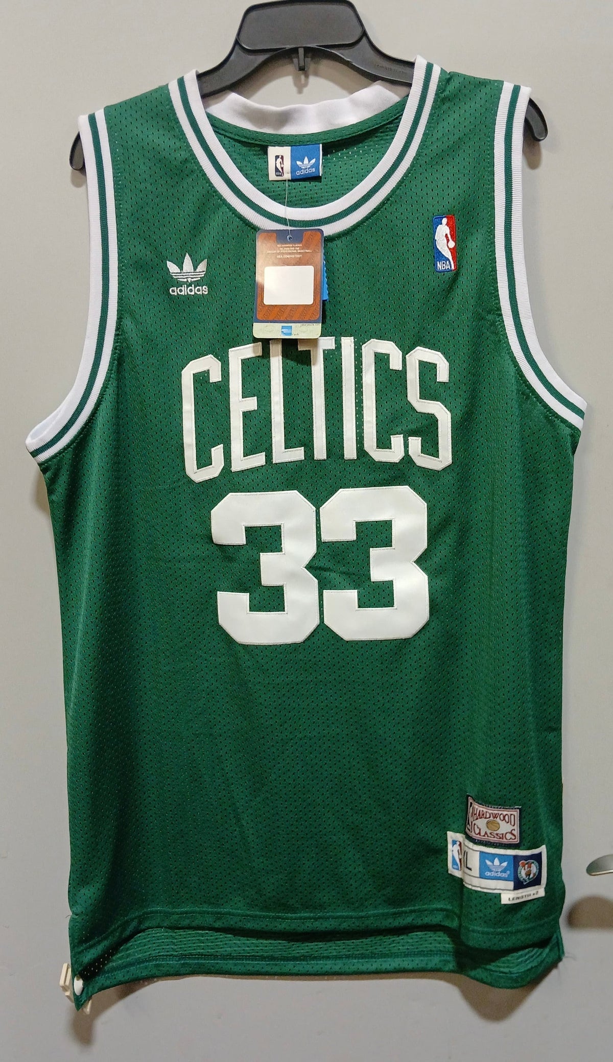 Larry Bird Boston Celtics 1985-86 Official NBA Adidas product image 2