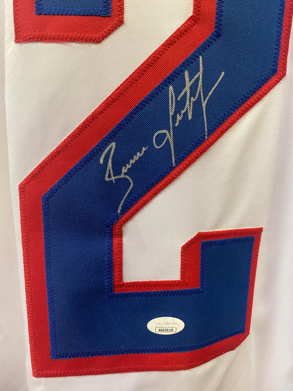 Brian Leetch New York Rangers autographed jersey JSA product image 2