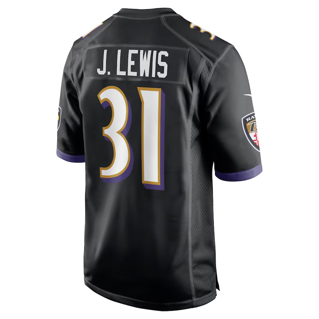 Jamal Lewis Baltimore Ravens Official NFL Nike Jersey black product image 2