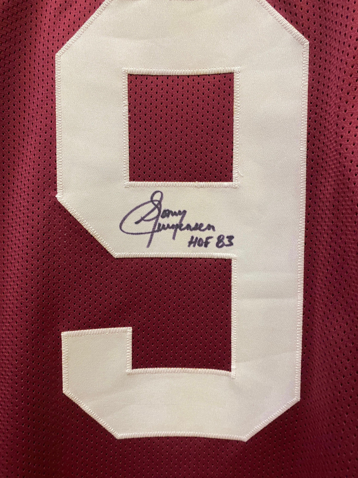 Sonny Jurgensen Washington Redskins autographed jersey with product image 2