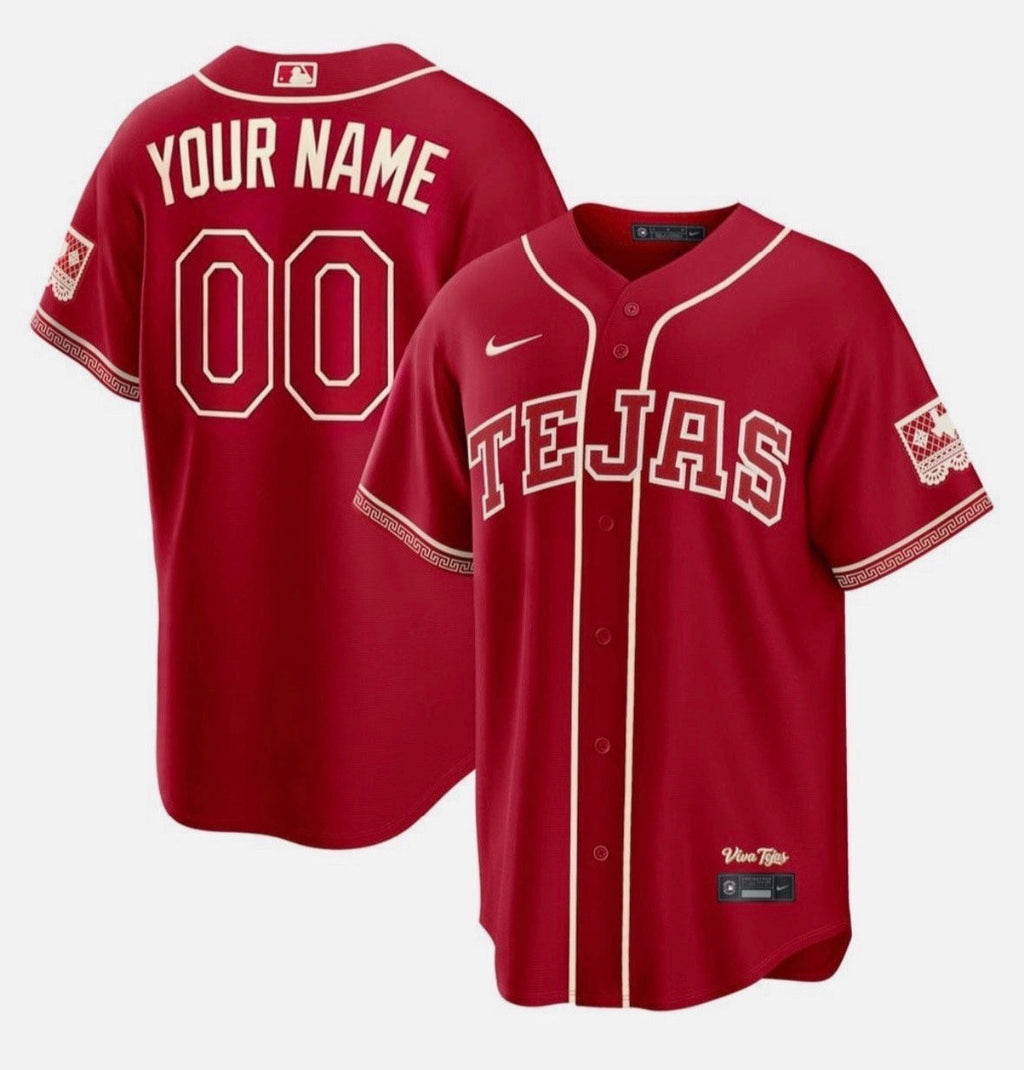 Any name & Number Custom Texas Rangers Official MLB Nike product image 1