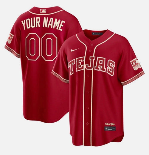 Any name & Number Custom Texas Rangers Official MLB Nike product image 1
