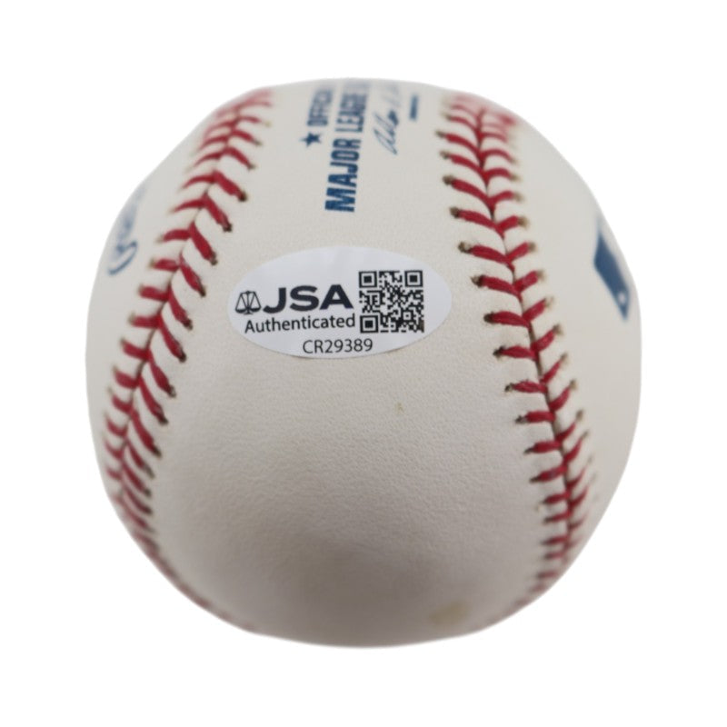Hector Lopez New York Yankees Autographed Inscribed OMLB Baseball JSA COA product image 6, provided for visual reference and