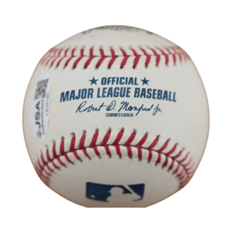 Homer Bush New York Yankees Autographed Inscribed OMLB Baseball JSA COA product image 7, provided for visual reference and