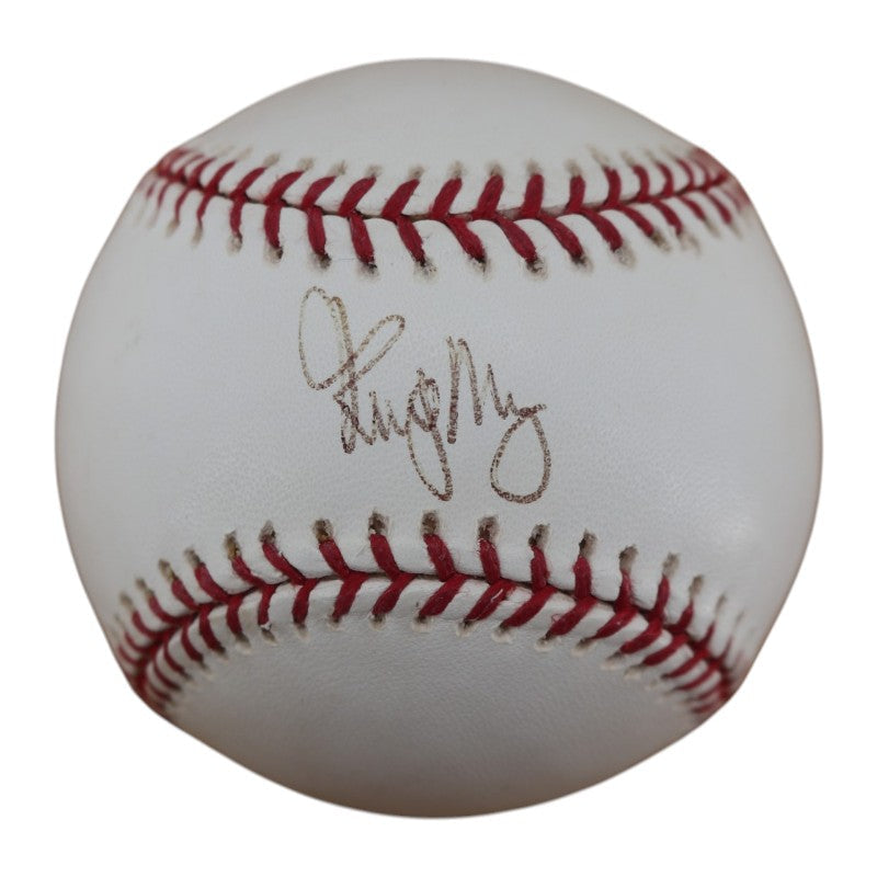 Rudy May New York Yankees Autographed OMLB Baseball JSA COA product image 1, provided for visual reference and product