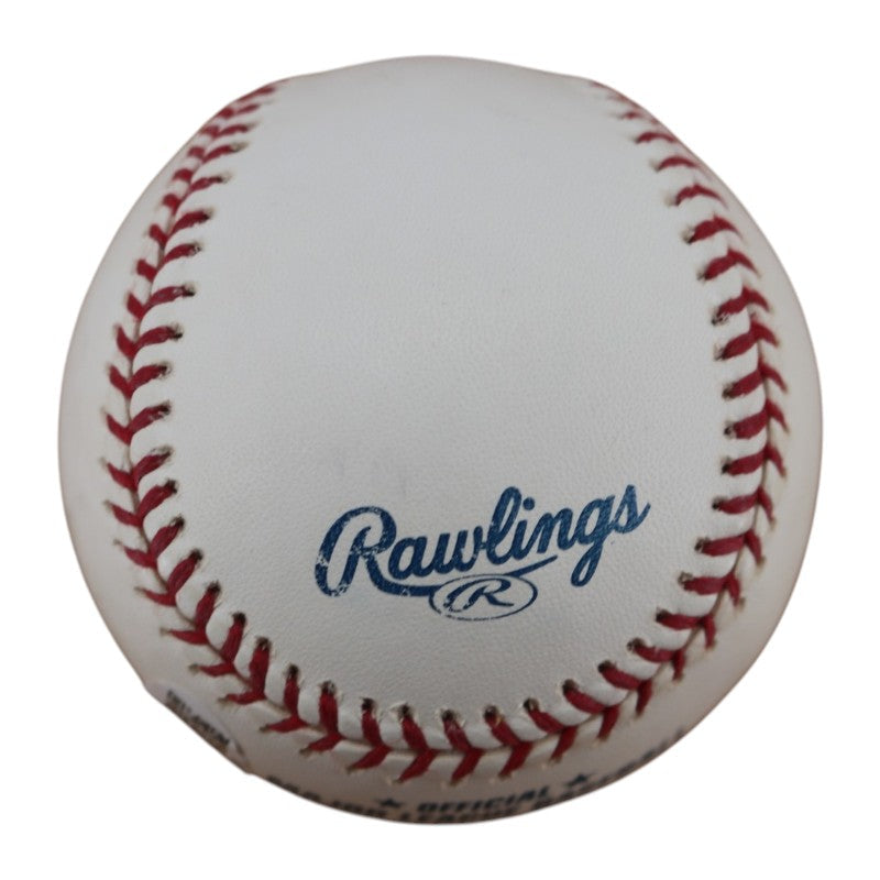 Rudy May New York Yankees Autographed OMLB Baseball JSA COA product image 2, provided for visual reference and product
