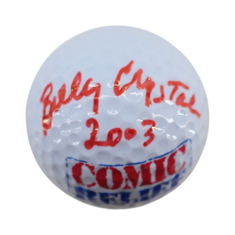Billy Crystal Comic Relief Autographed Inscribed Golf Ball JSA COA 2 product image 1, provided for visual reference and