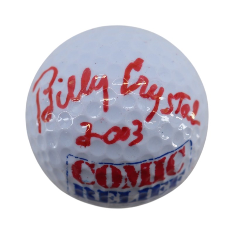 Billy Crystal Comic Relief Autographed Inscribed Golf Ball JSA COA 3 product image 1, provided for visual reference and