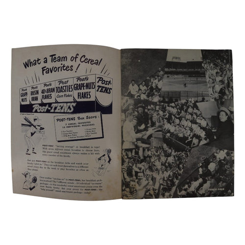 1949 Brooklyn Dodgers 9x11 Yearbook product image 2, provided for visual reference and product detail review