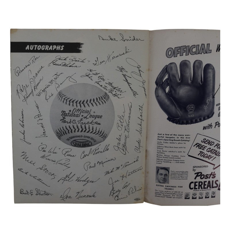 1949 Brooklyn Dodgers 9x11 Yearbook product image 7, provided for visual reference and product detail review
