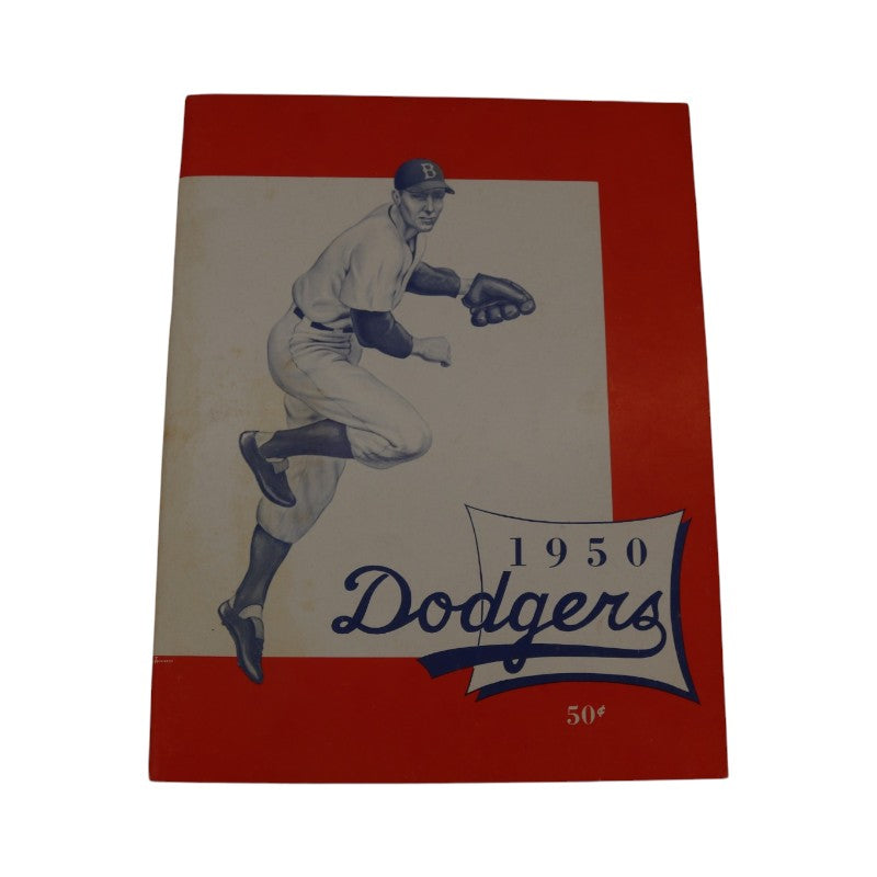 1950 Brooklyn Dodgers 9x11 Yearbook product image 1, provided for visual reference and product detail review