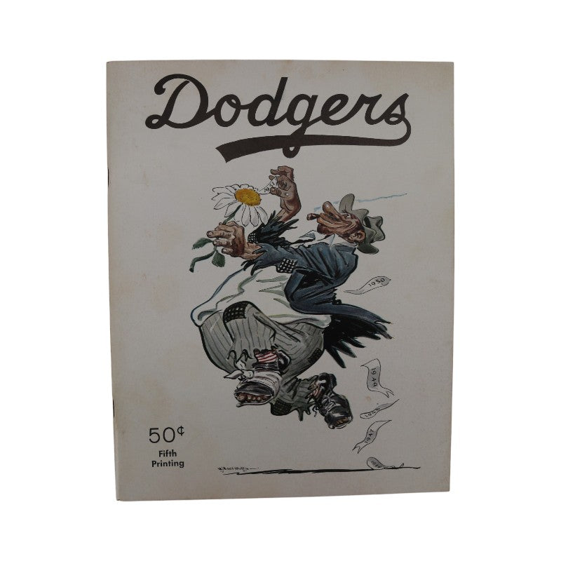 1951 Brooklyn Dodgers 9x11 Yearbook product image 1, provided for visual reference and product detail review